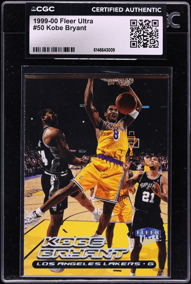 1999 Ultra Basketball Kobe Bryant #50 CGC AUTH