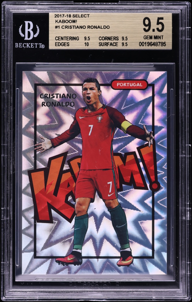 2017 Select Kaboom! Cristiano Ronaldo #1 BGS 9.5 GEM MINT