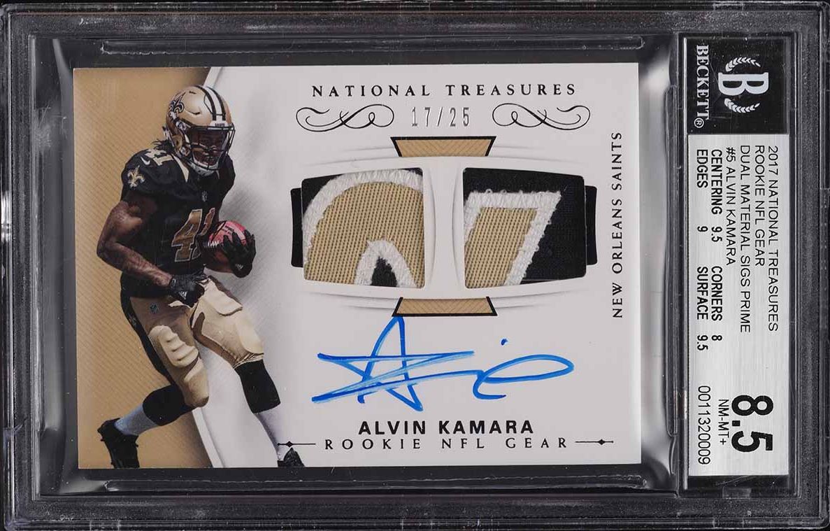 ALVIN KAMARA アルビン カマラ 直筆サインカード AUTO NFL2017