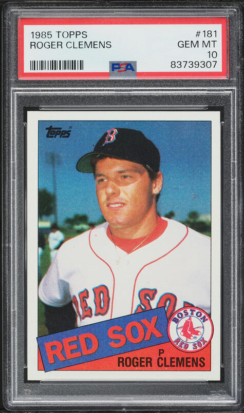 1985 Donruss Roger Clemens ROOKIE #273 BGS 9.5 GEM MINT on