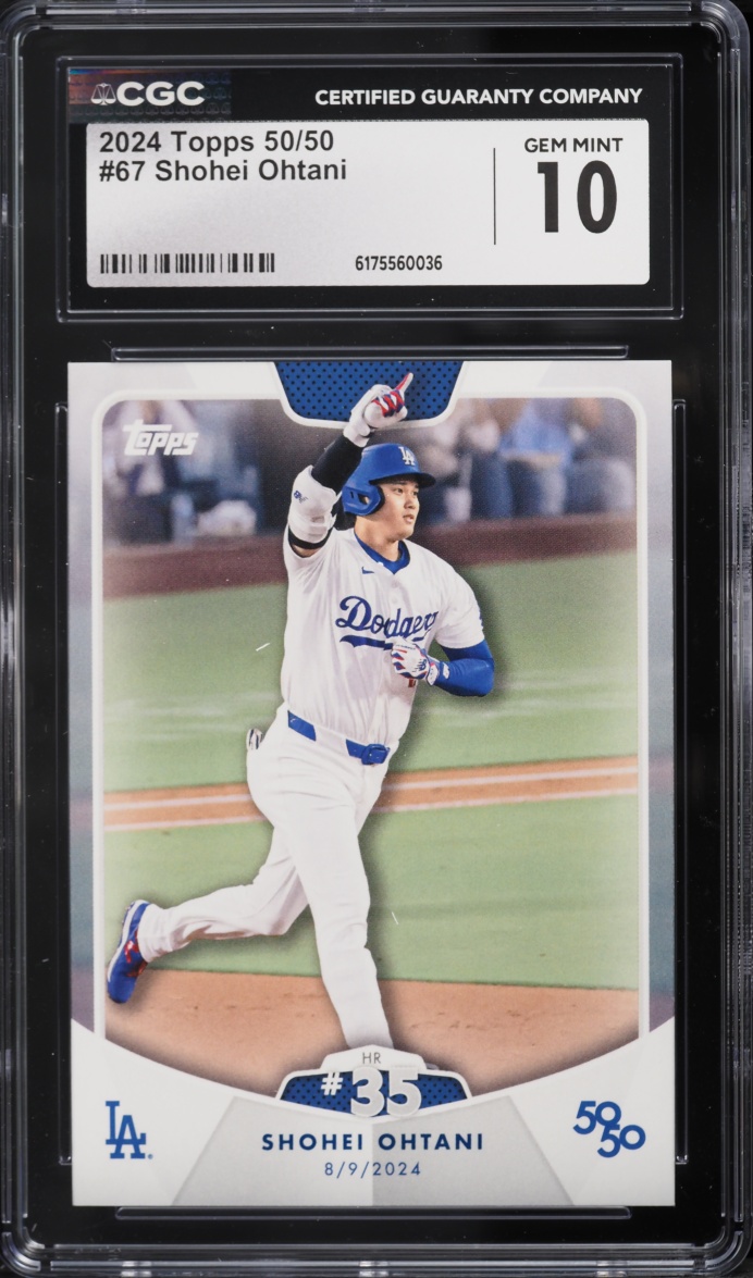 2024 Topps 50/50 Shohei Ohtani #67 CGC 10 GEM MINT