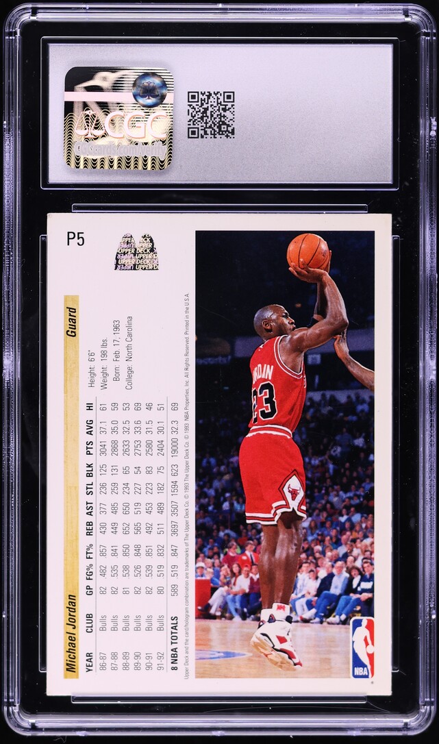 1992 Upper Deck McDonald's Michael Jordan #P5 CGC 6 EXMT