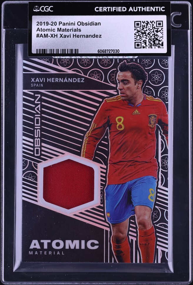 2019 Panini Obsidian Galaxy Gear Xavi Hernandez PATCH /125 #GG-XH