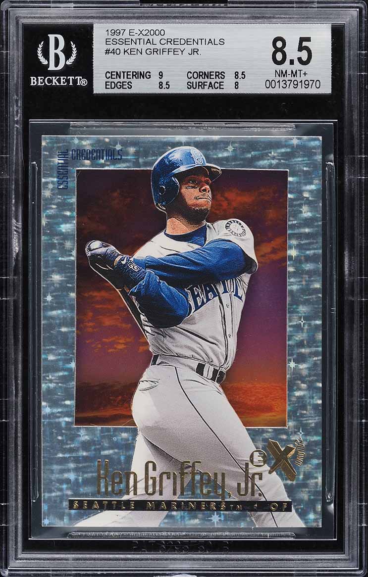 2002 Bowman Chrome Refractor Ken Griffey Jr. /500 #55 BGS 9.5 GEM