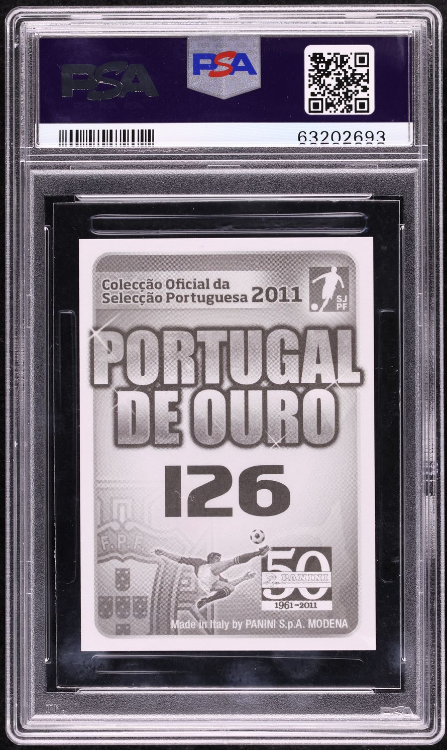2011 Panini Portugal De Ouro Cristiano Ronaldo #126 PSA 10 GEM MINT