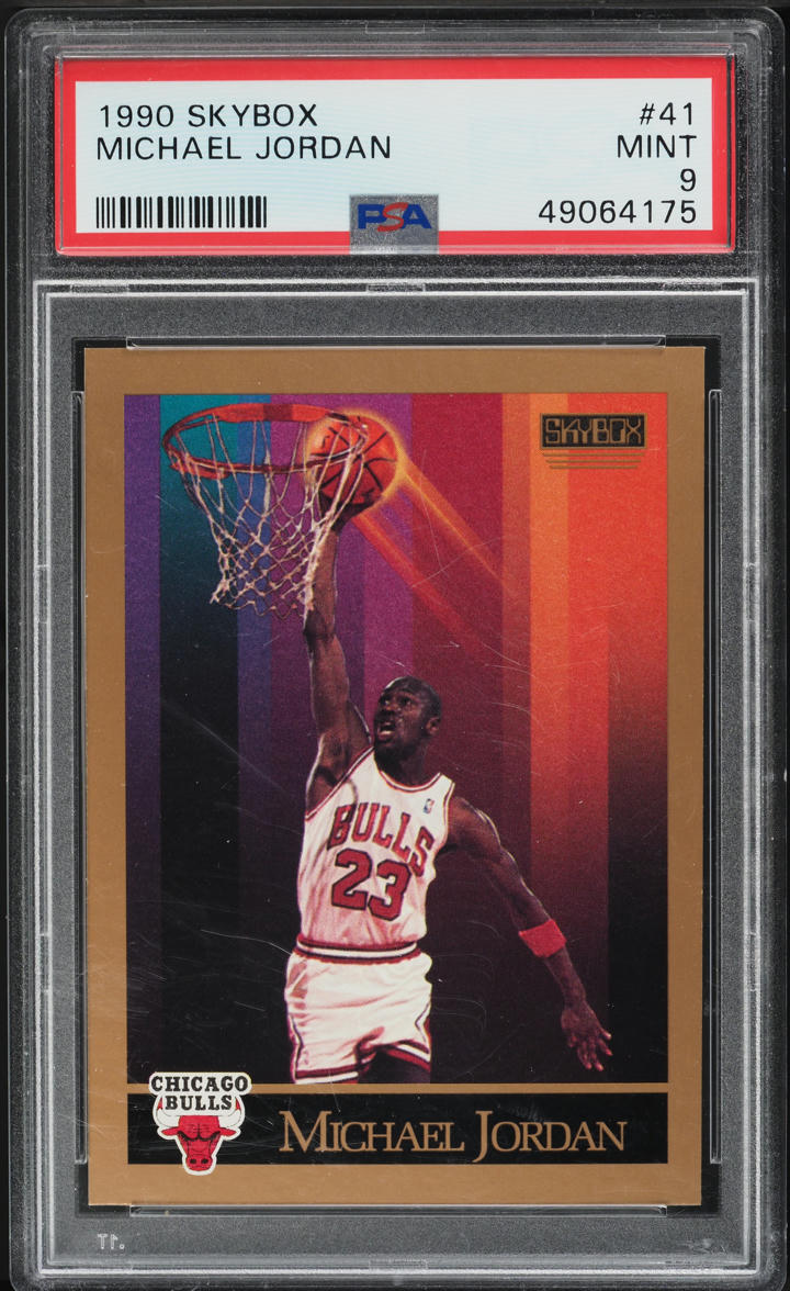 1990 Skybox Basketball Michael Jordan #41 PSA 9 MINT