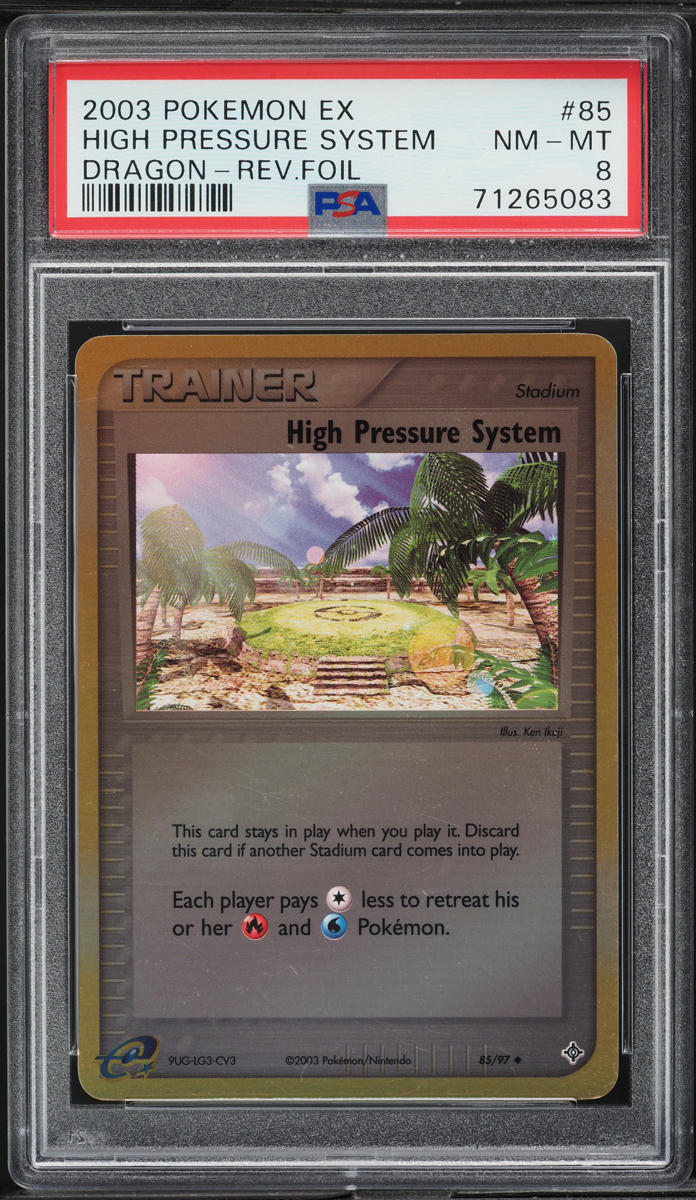 2003 Pokemon EX Dragon Reverse Holo High Pressure System #85 PSA 8 NM-MT