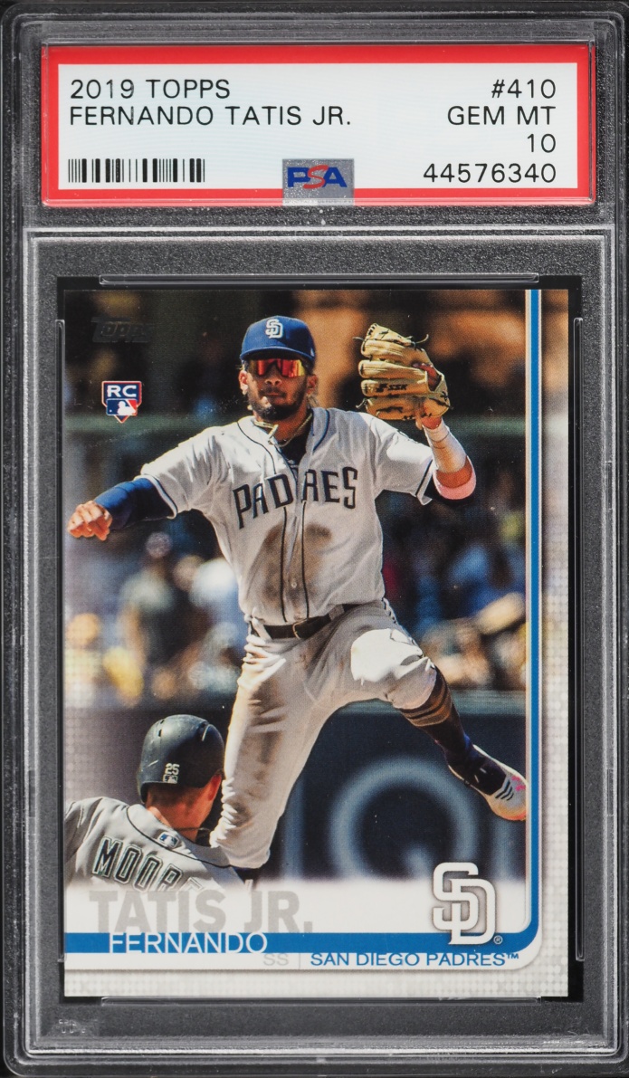 2019 Topps Fernando Tatis Jr. ROOKIE #410 PSA 10 GEM MINT