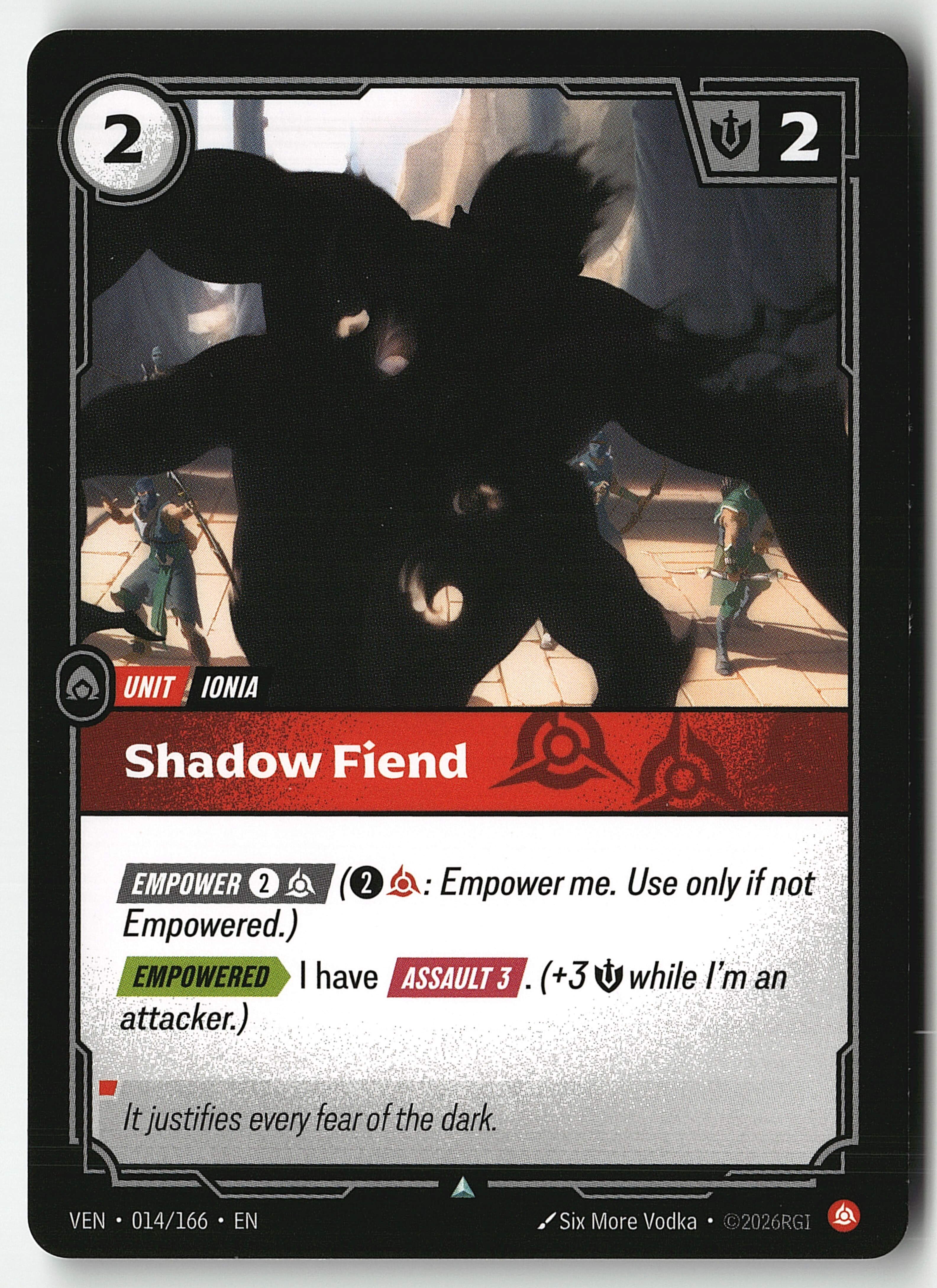 2026 Riftbound League Of Legends LoL Vendetta Shadow Fiend #14