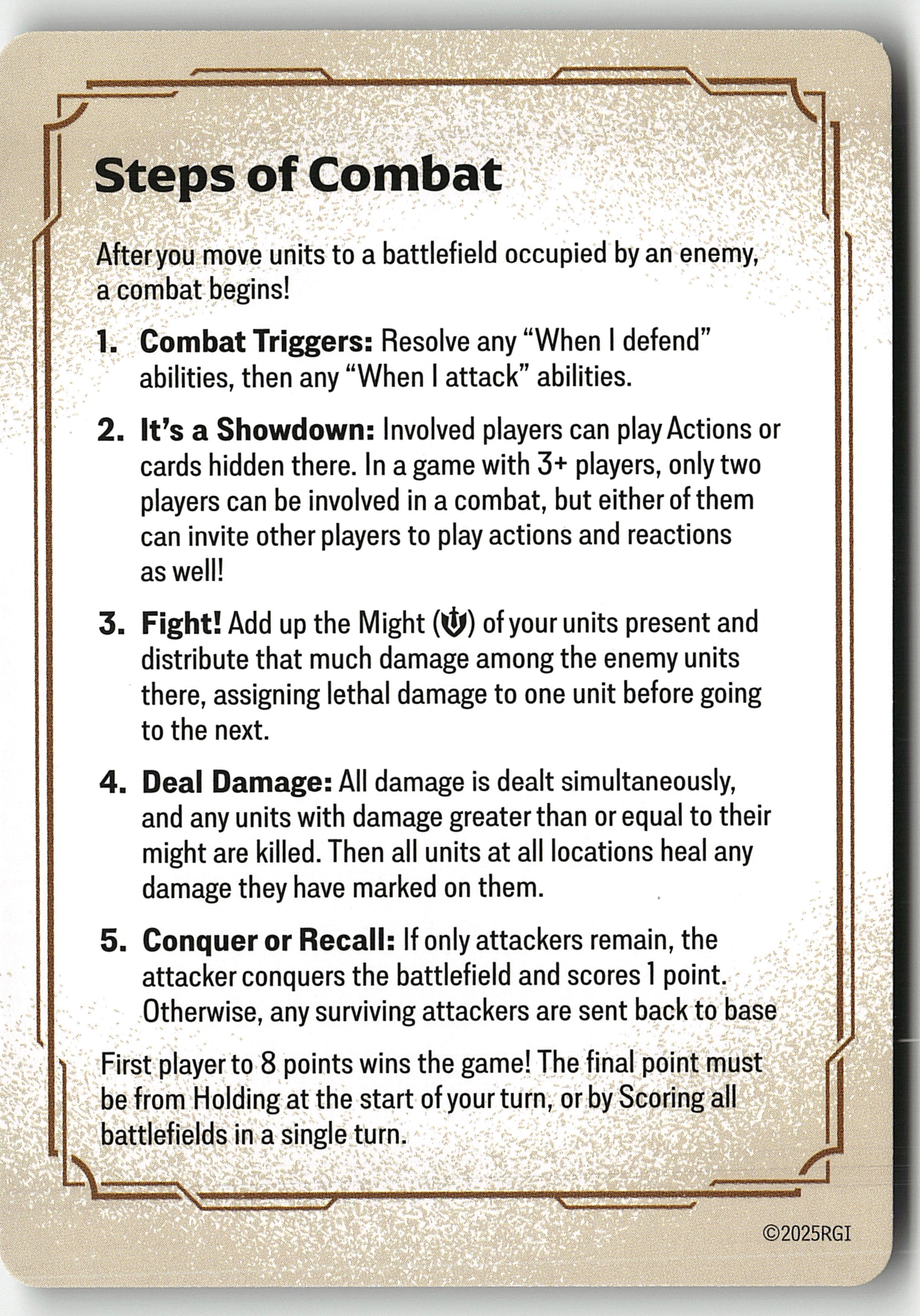 2026 Riftbound League Of Legends LoL Vendetta Steps Of Combat Card