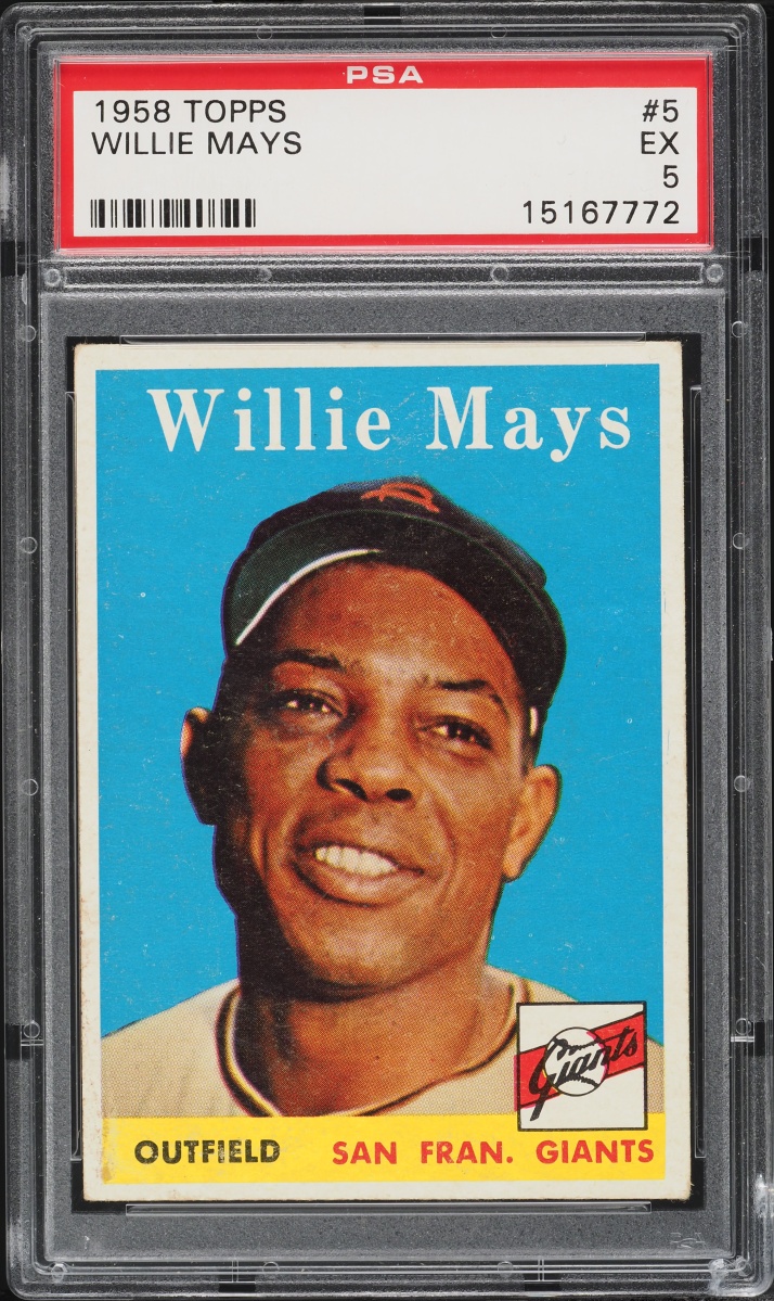 1958 Topps Willie Mays #5 PSA 5 EX