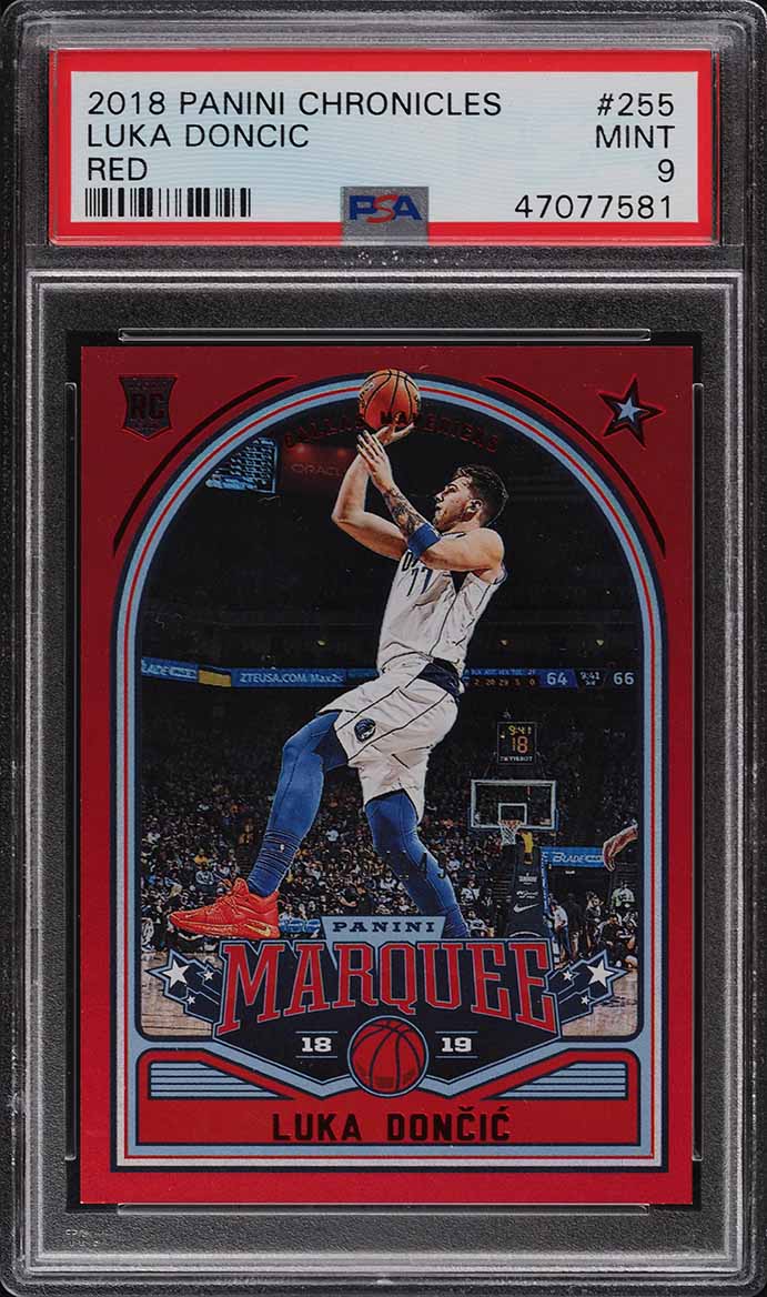 2018 Panini Chronicles Phoenix Luka Doncic ROOKIE #596 PSA 10 GEM