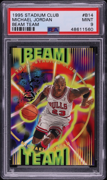 1995 Stadium Club Beam Team Michael Jordan #B14 PSA 9 MINT