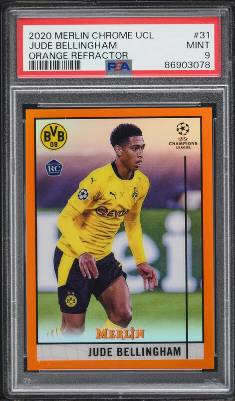 2020 Topps Merlin Chrome UEFA Champions League Orange Ref Jude