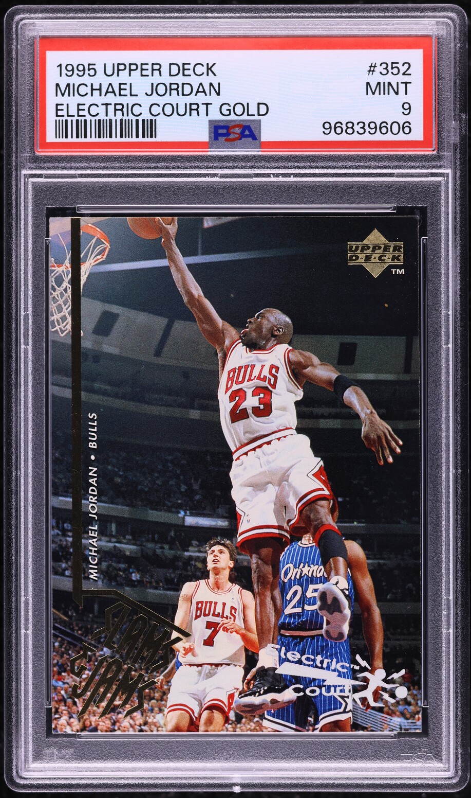 1995 Upper Deck Electric Court Gold Michael Jordan #352 PSA 9 MINT