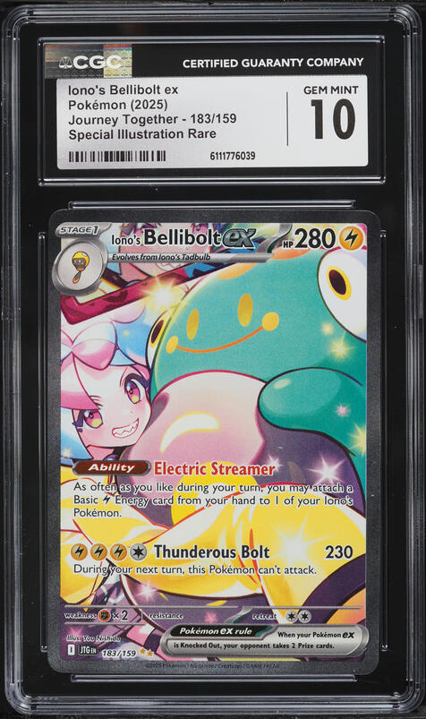 2025 Pokemon Japanese SV Battle Partners Full Art Iono's Bellibolt