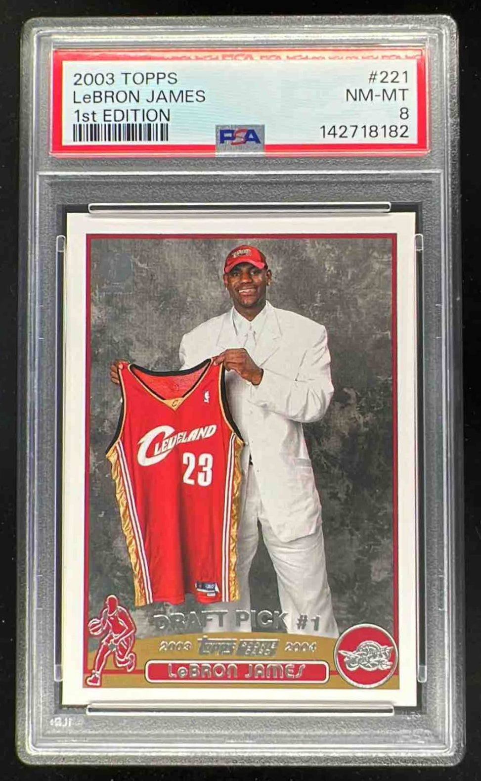 2003 Topps Contemporary Collection Red LeBron James ROOKIE /225 #1