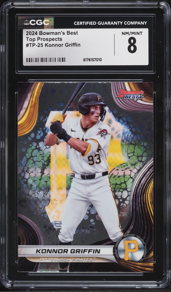 2024 Bowman's Best Top Konnor Griffin PROSPECT #TP-25 CGC 8 NM-MT