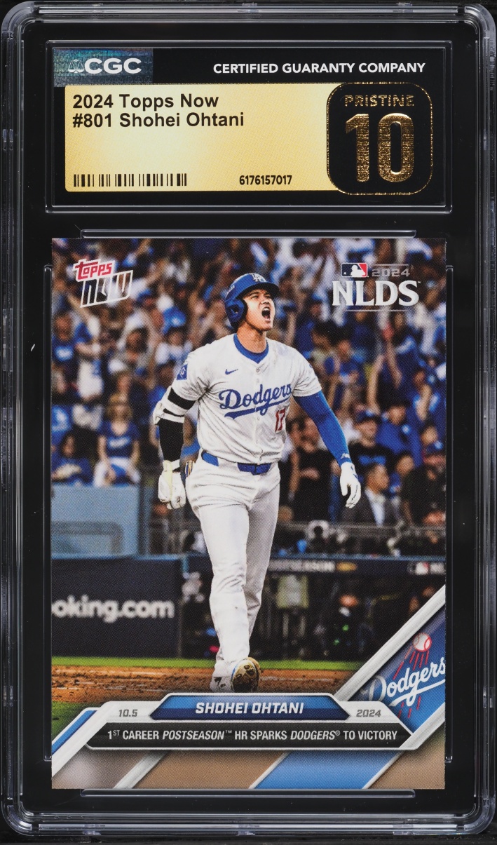 2024 Topps Now Shohei Ohtani #801 CGC 10 PRISTINE