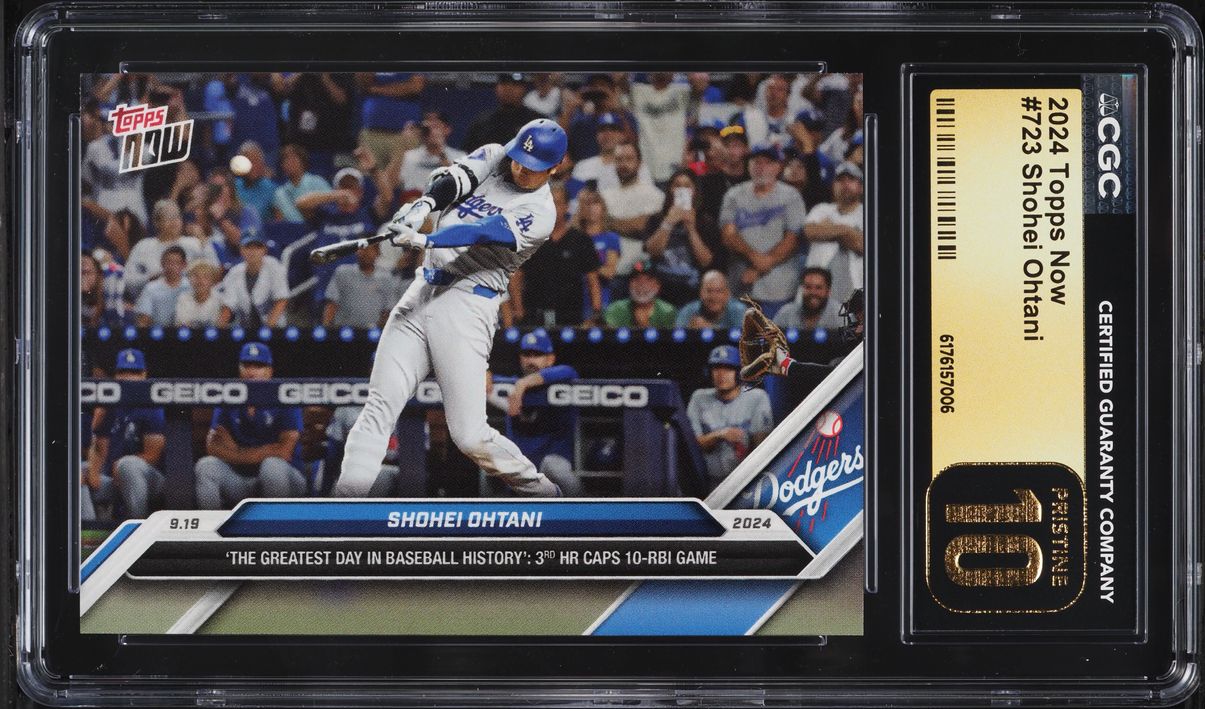 2024 Topps Now Shohei Ohtani #723 CGC 10 PRISTINE