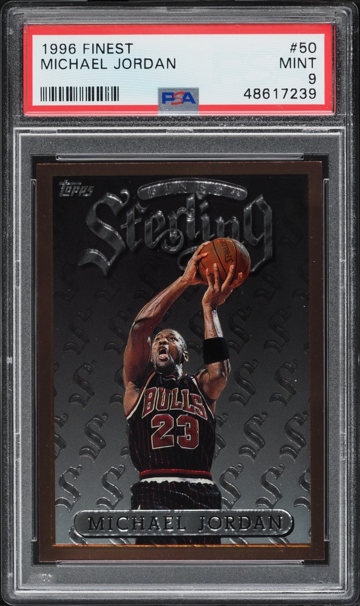 1996 Finest Basketball Michael Jordan #50 PSA 9 MINT