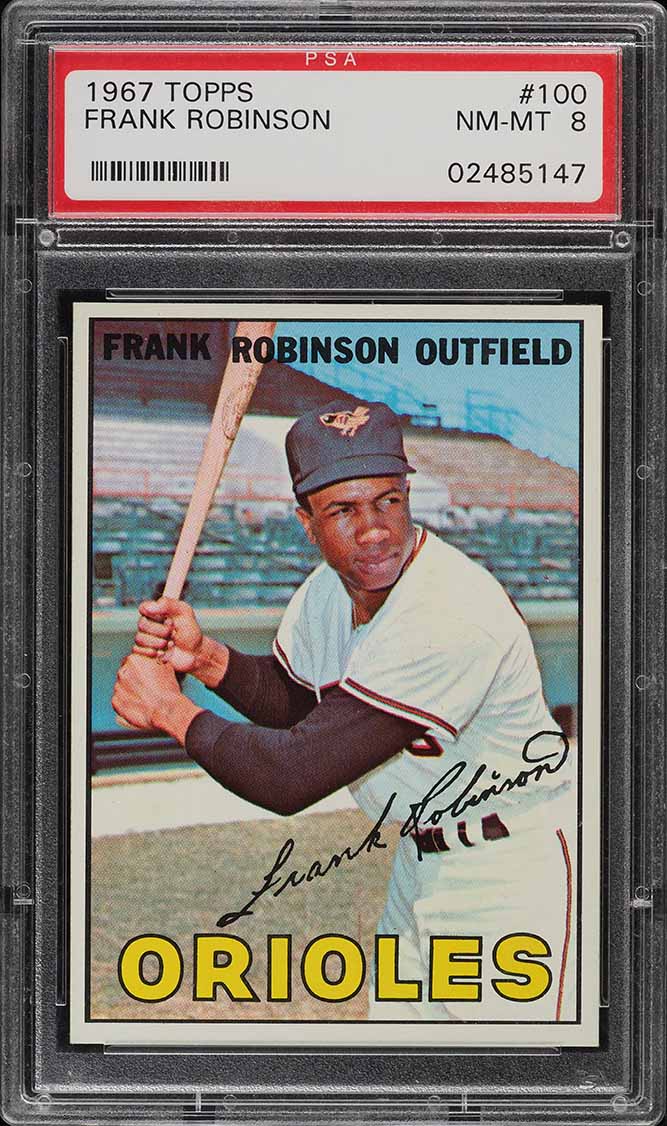 1967 Topps Frank Robinson #100 PSA 8 NM-MT