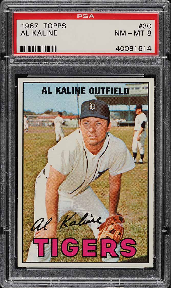 1967 Topps Al Kaline #30 PSA 8 NM-MT