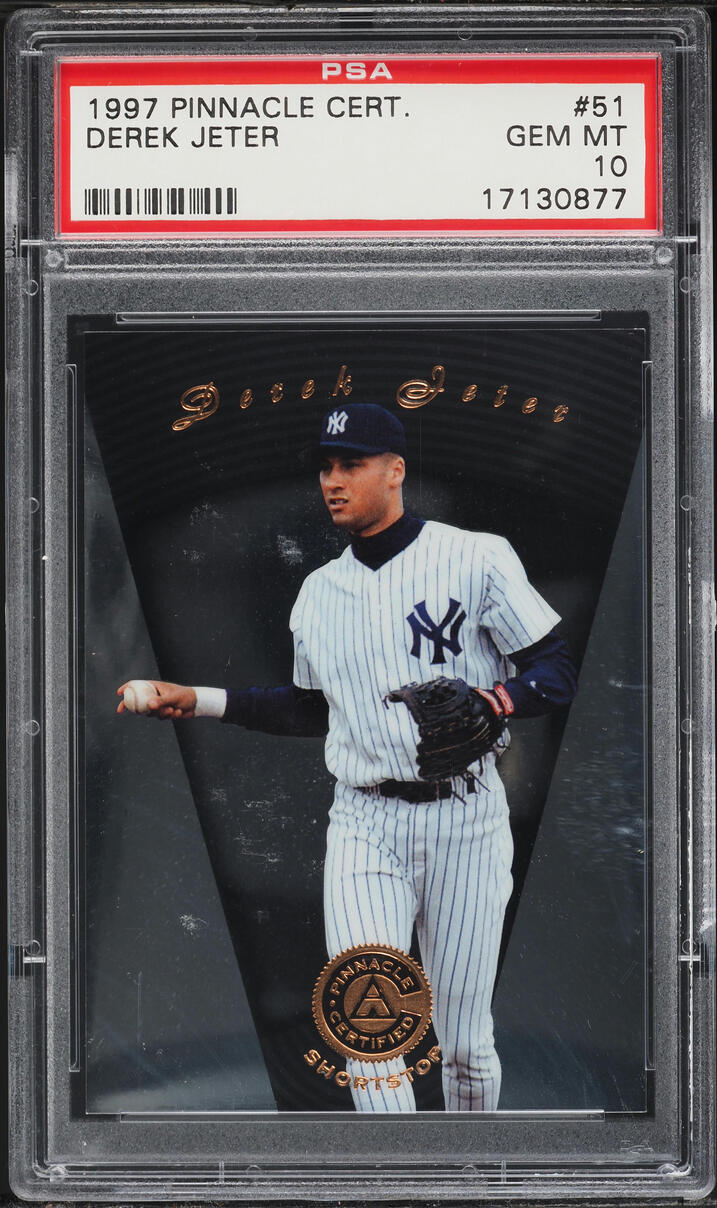 1997 Pinnacle Certified Derek Jeter #51 PSA 10 GEM MINT