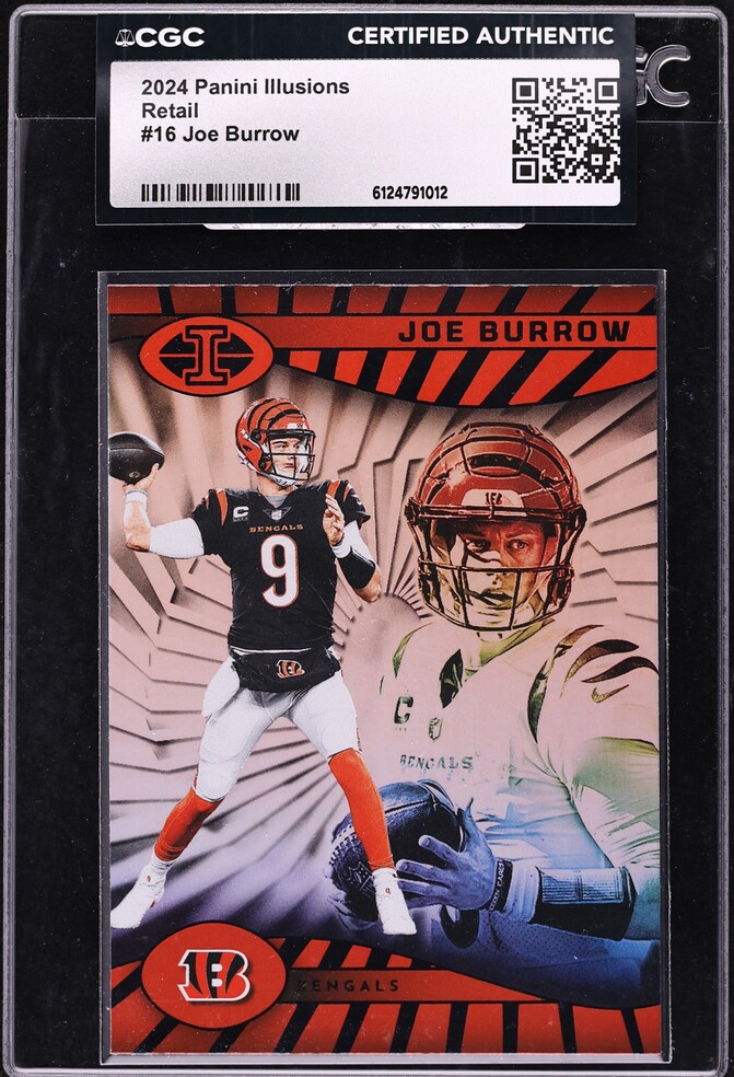 2024 Panini Illusions Retail Joe Burrow #16 CGC AUTH