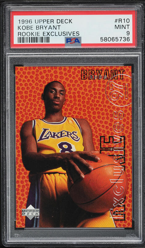 1996 Topps Basketball Kobe Bryant ROOKIE #138 PSA 10 GEM MINT on