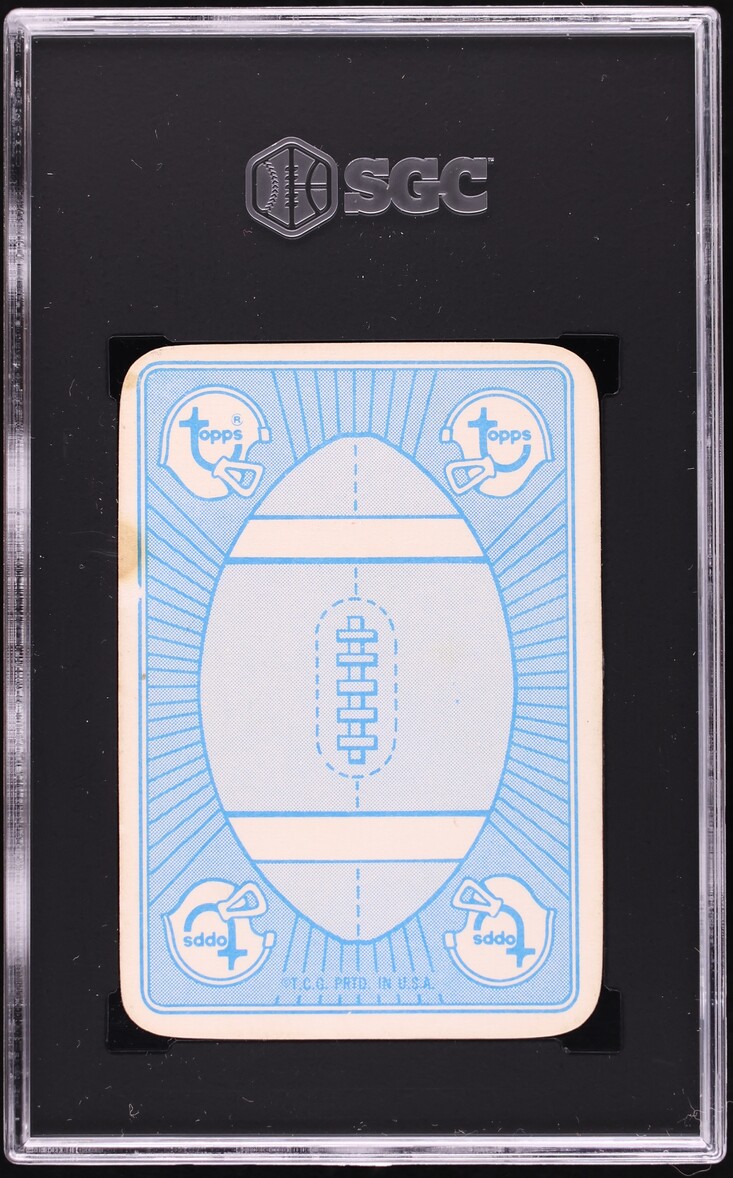 1971 Topps Game Football Gale Sayers #10 SGC 2 GD