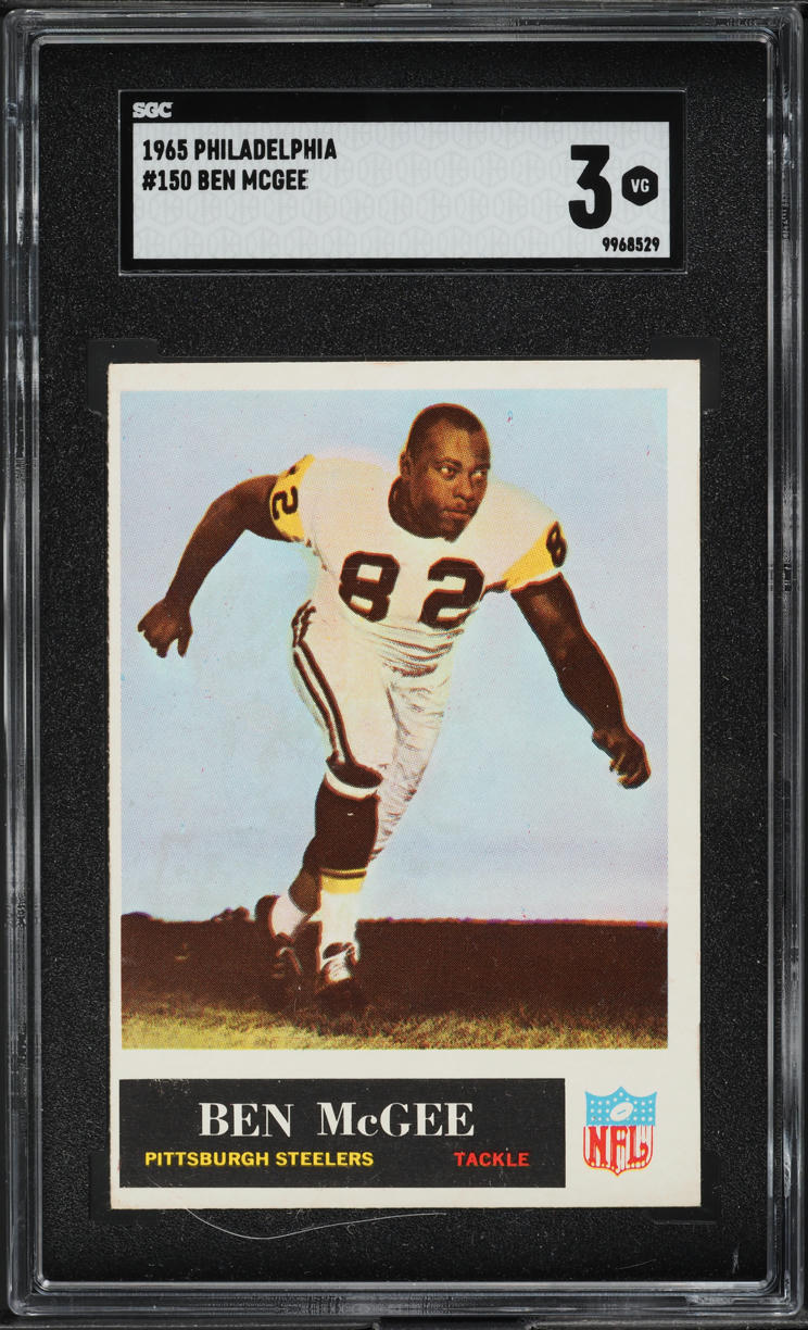 1965 Philadelphia Ben McGee #150 SGC 3 VG