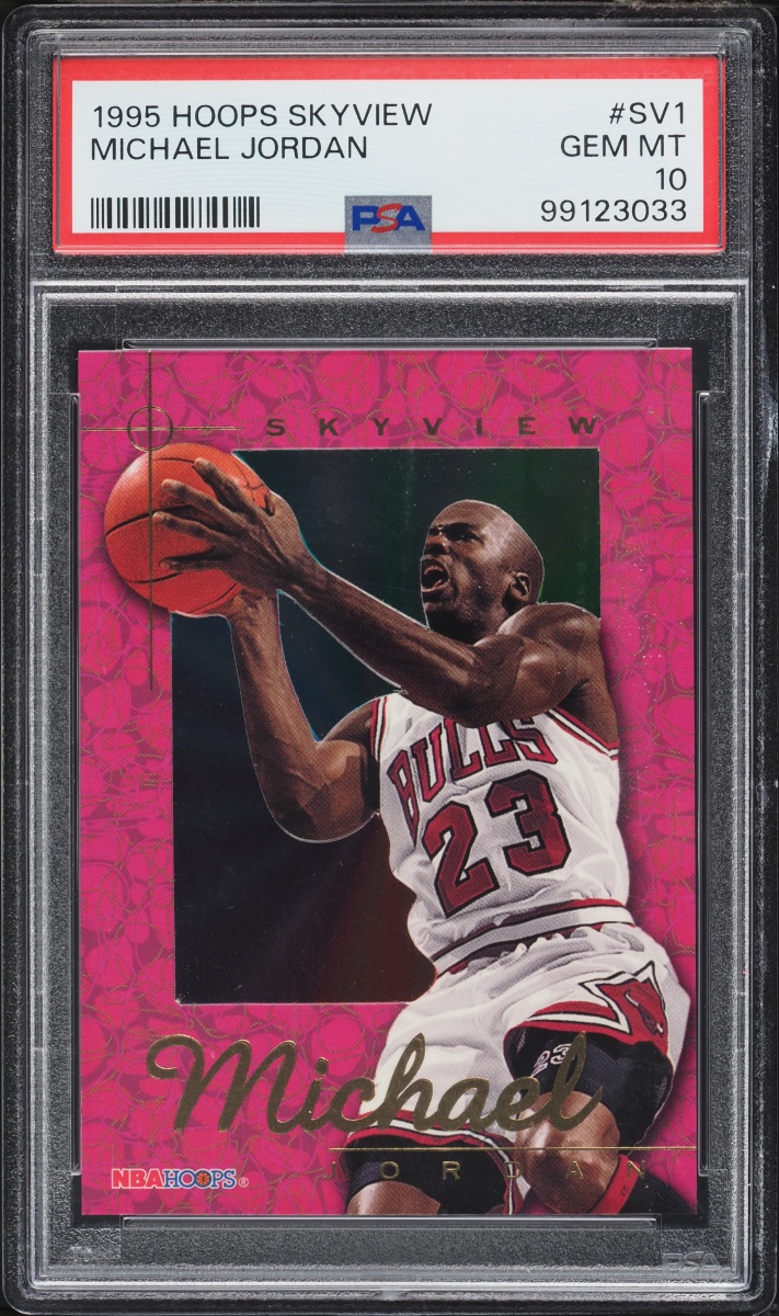 1995 Hoops Skyview Michael Jordan #SV1 PSA 10 GEM MINT