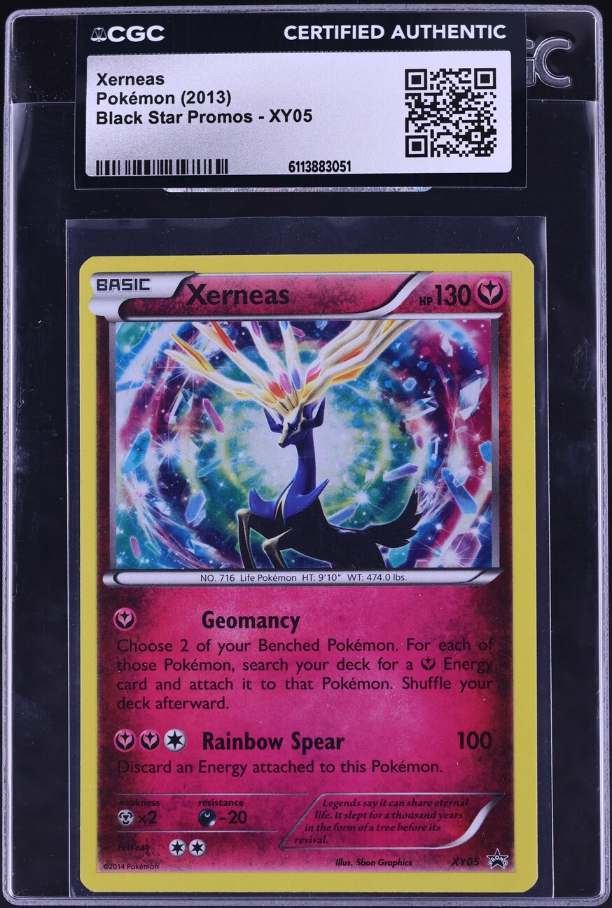 2013 Pokemon XY Black Star Promo Holo Xerneas #XY05 CGC AUTH