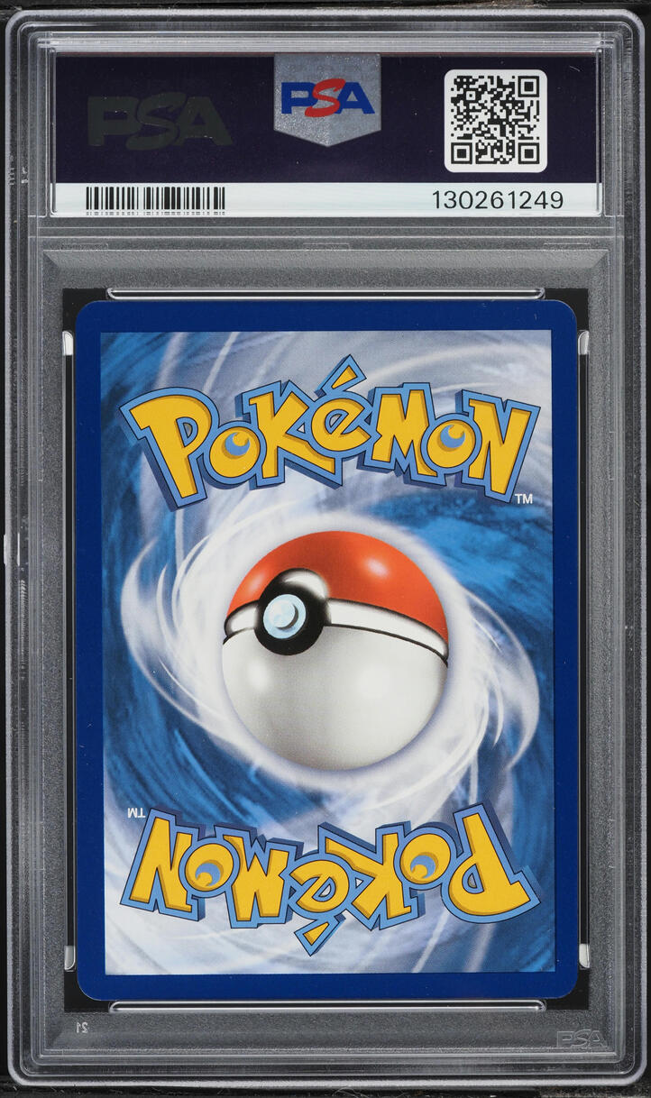 2021 Pokemon Sword & Shield Fusion Strike Full Art Celebi V #245 PSA 9 MINT