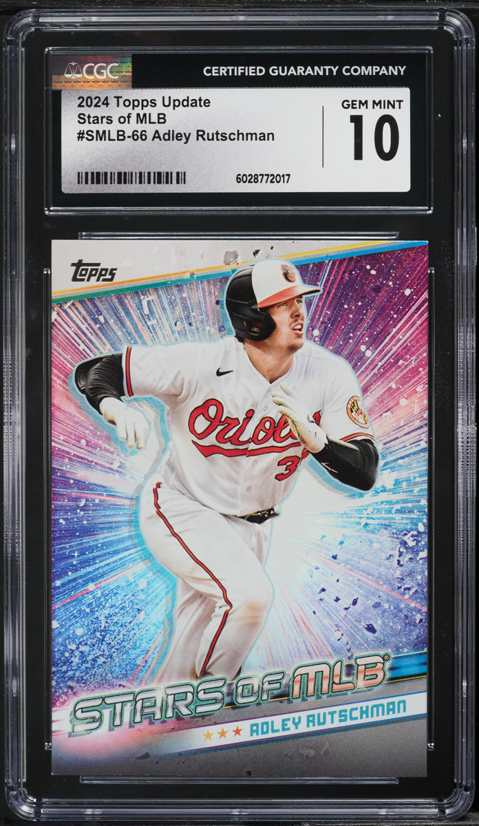2024 Topps Update Stars Of MLB Adley Rutschman #SMLB-66 CGC 10 GEM MINT