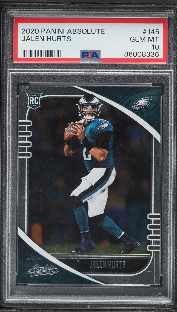 2020 Absolute Football Jalen Hurts ROOKIE #145 PSA 10 GEM MINT