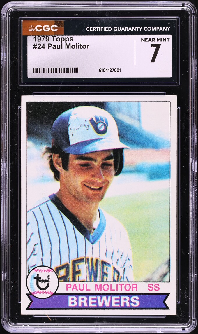 1979 Topps Paul Molitor #24 CGC 7 NRMT