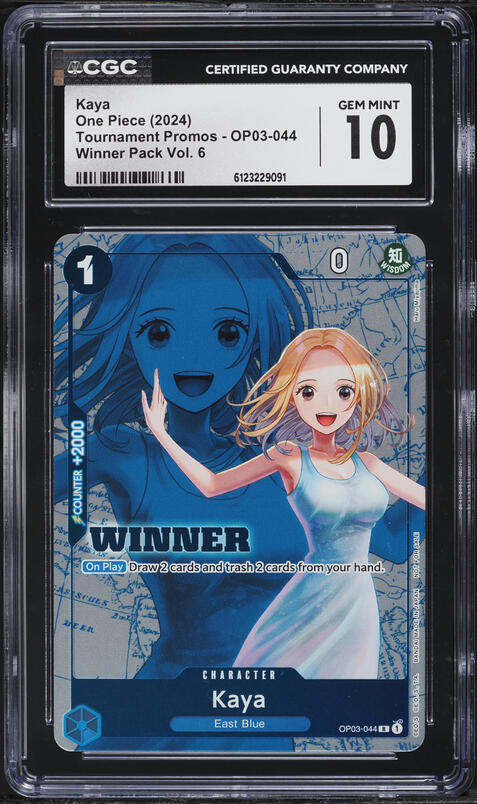 2024 One Piece Japanese 2nd Anniversary Set Kaya #OP03-044 CGC 10