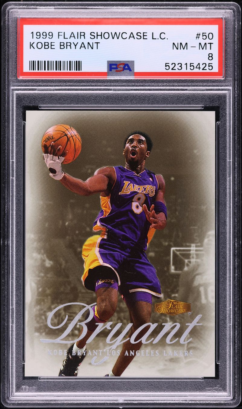 1999 Flair Showcase Legacy Collection Kobe Bryant /20 #50 PSA 8 NM-MT