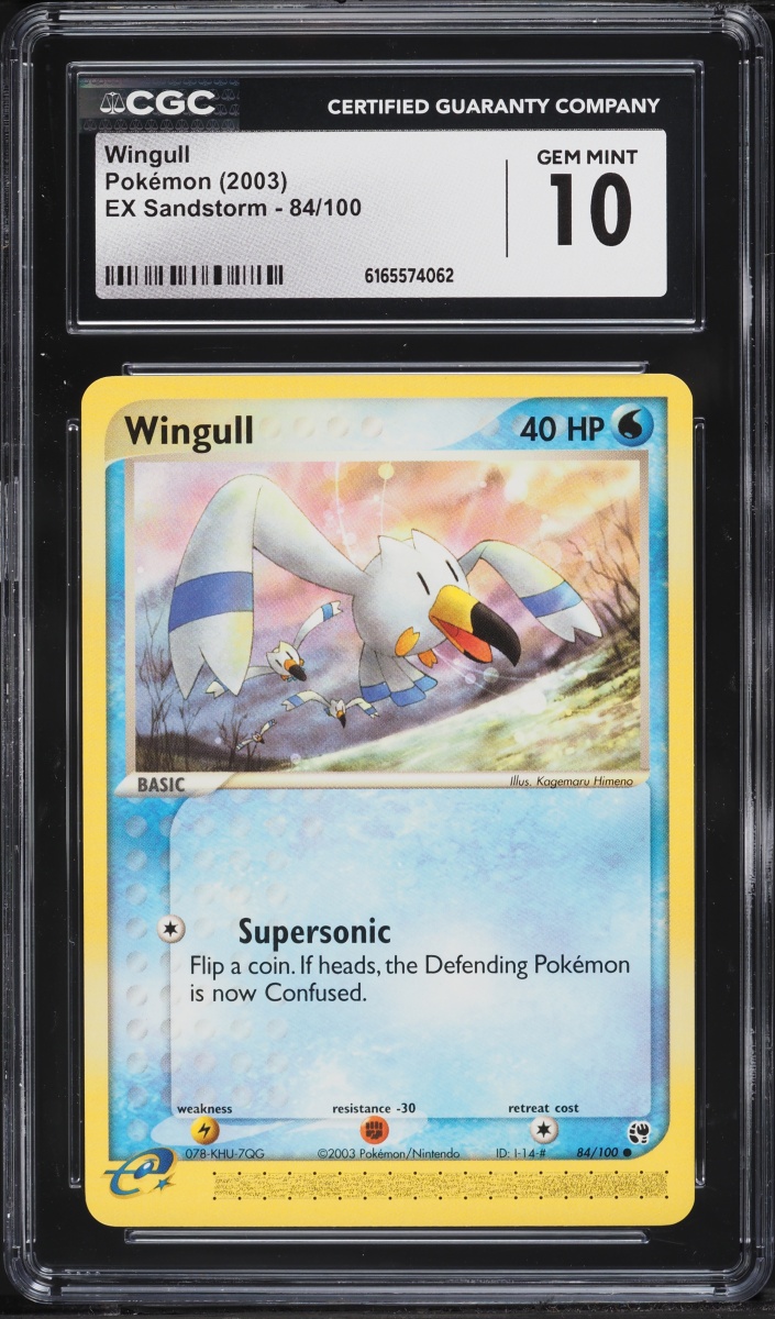 2003 Pokemon Ex Sandstorm Wingull #84 CGC 10 GEM MINT