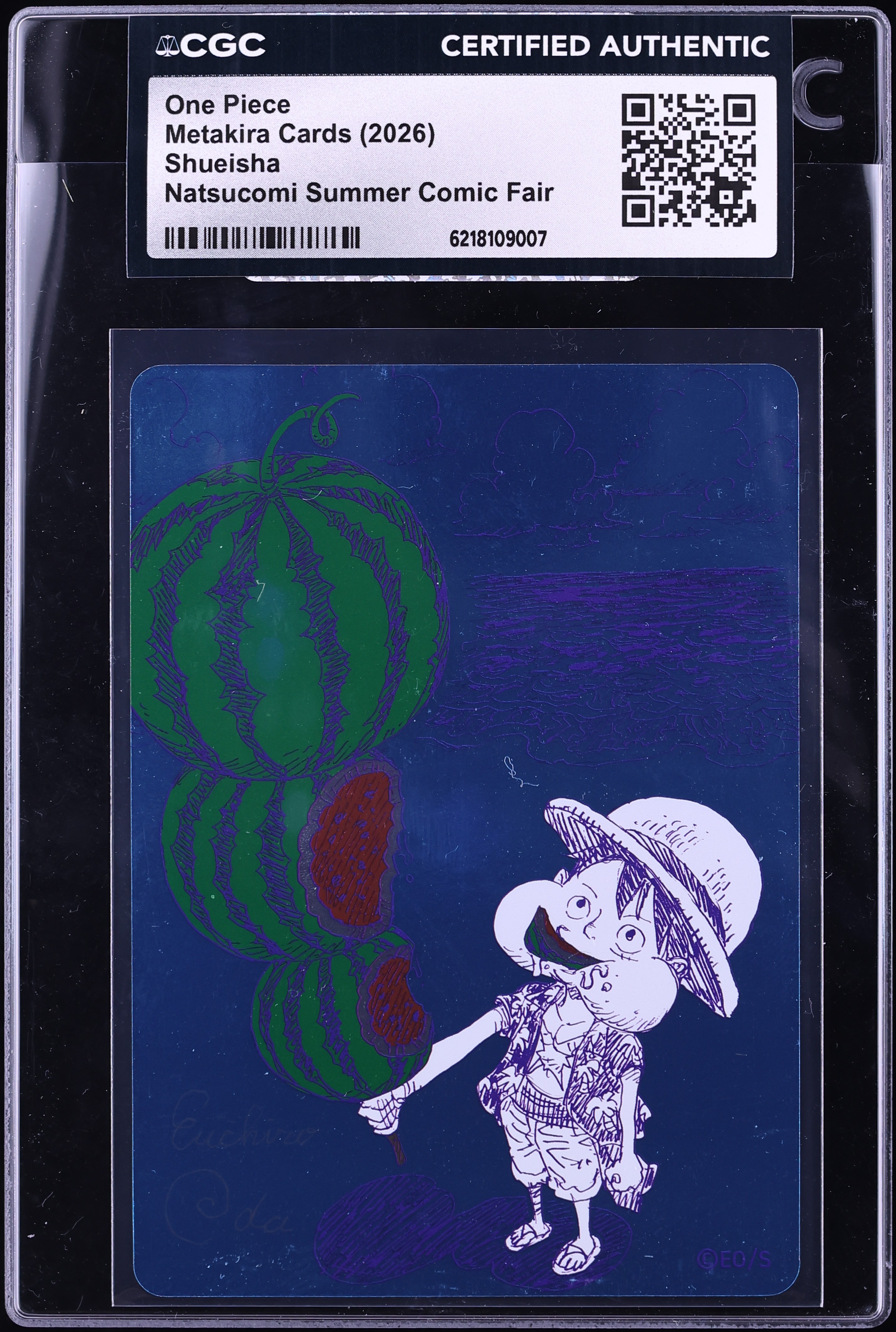 2026 One Piece Japanese Shueisha Metakira Cards Natsucomi Summer Comic Fair CGC AUTH