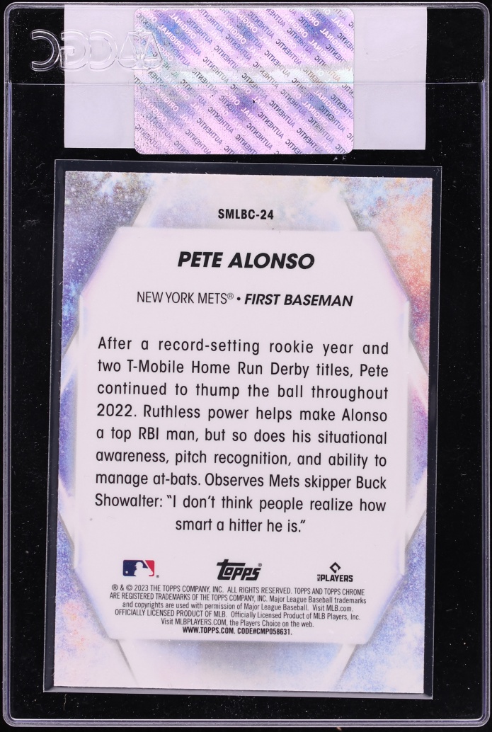 2023 Topps Chrome Stars Of The MLB Pete Alonso #SMLBC-24 CGC AUTH