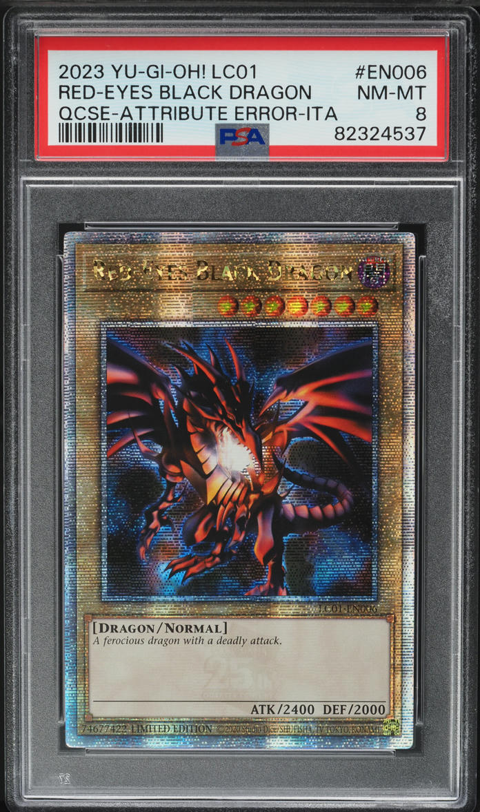 2023 Yu-Gi-Oh! 25th Anniversary Red Eyes Black Dragon #TN23