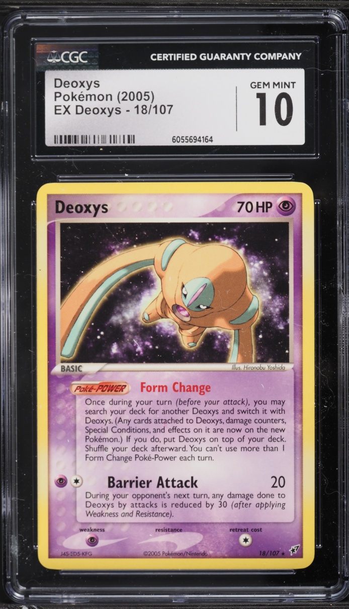 2005 Pokemon EX Deoxys #18 CGC 10 GEM MINT
