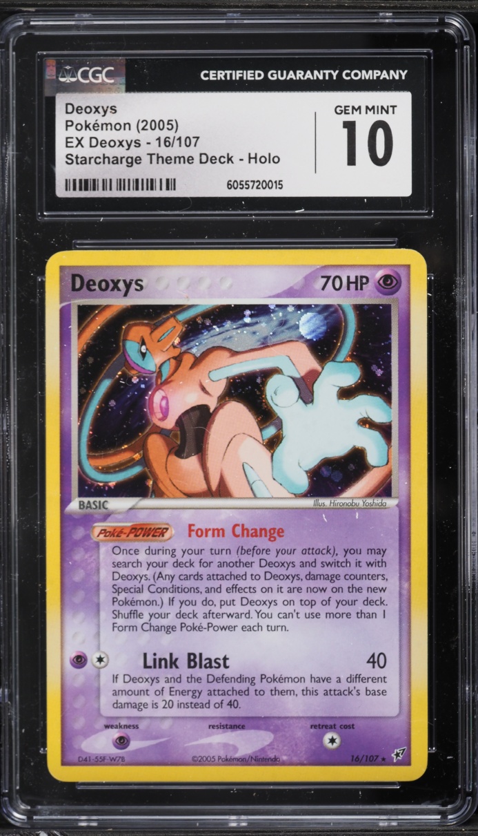 2005 Pokemon EX Holo Deoxys #16 CGC 10 GEM MINT