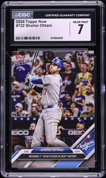2024 Topps Now Shohei Ohtani #722 CGC 7 NRMT