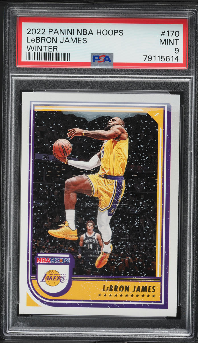 2022 Hoops Winter LeBron James #170 PSA 9 MINT