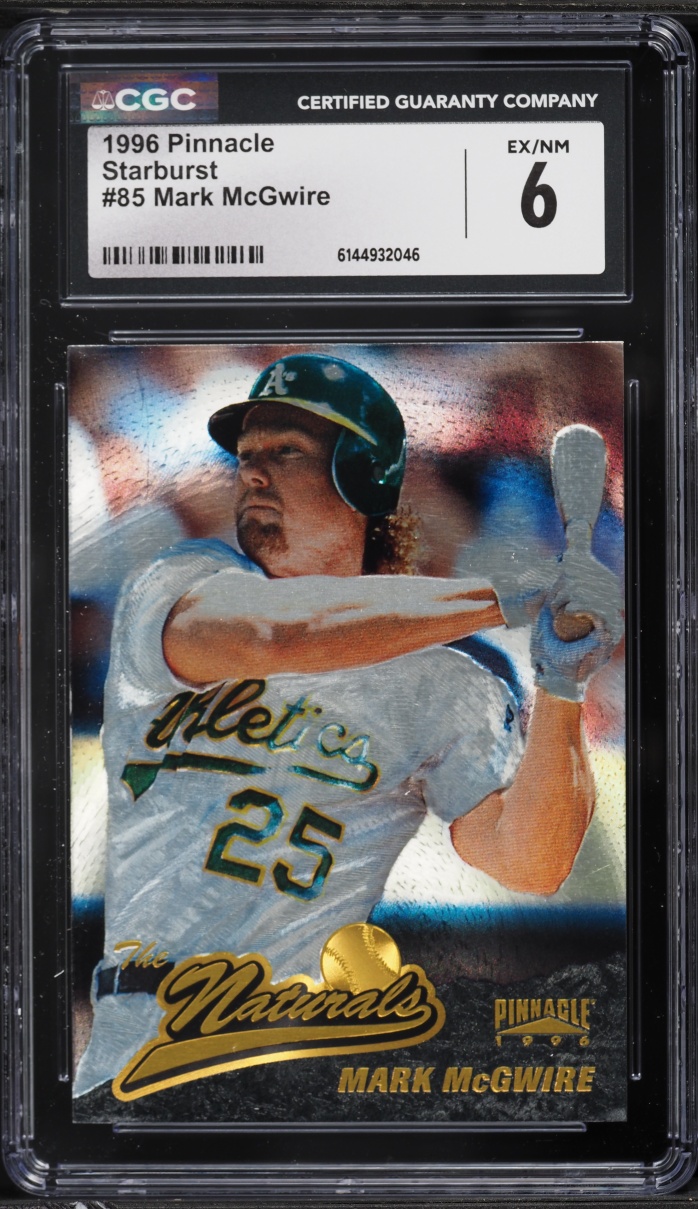 1996 Pinnacle Starburst Mark McGwire #85 CGC 6 EXMT