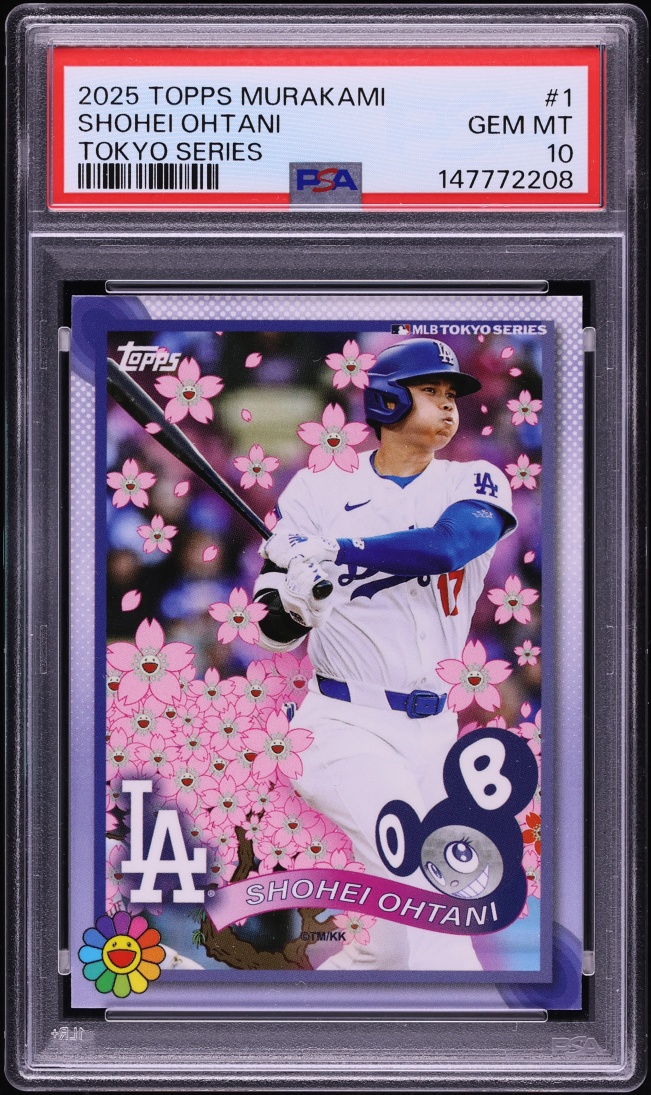 2025 Topps Takashi Murakami MLB World Tour Tokyo Series Shohei Ohtani #1 PSA 10 GEM MINT